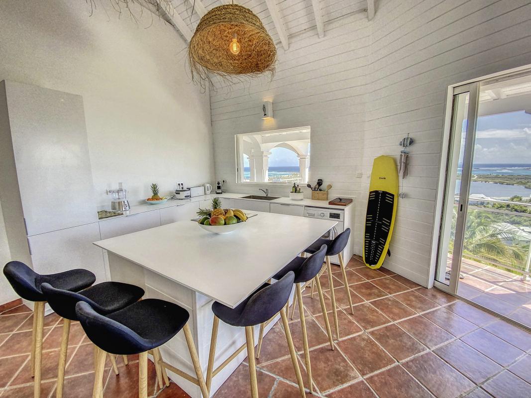Location villa 6 personnes Orient Bay Saint Martin-cuisine-14 (2)